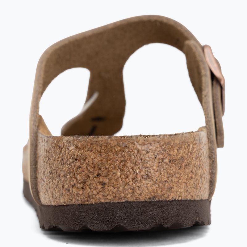 Șlapi BIRKENSTOCK Gizeh Oiled Leather tabacco brown 6