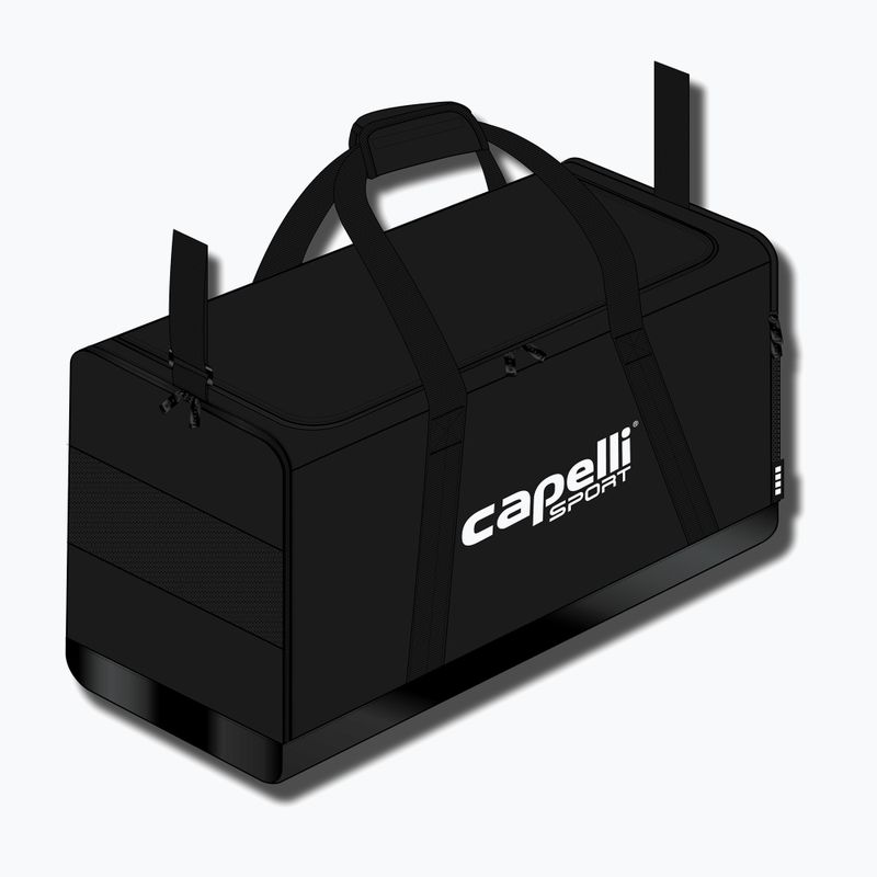 Sac de fotbal Capelli Club I Duffle M negru/alb pentru bărbați Capelli Club I Duffle M negru/alb 6