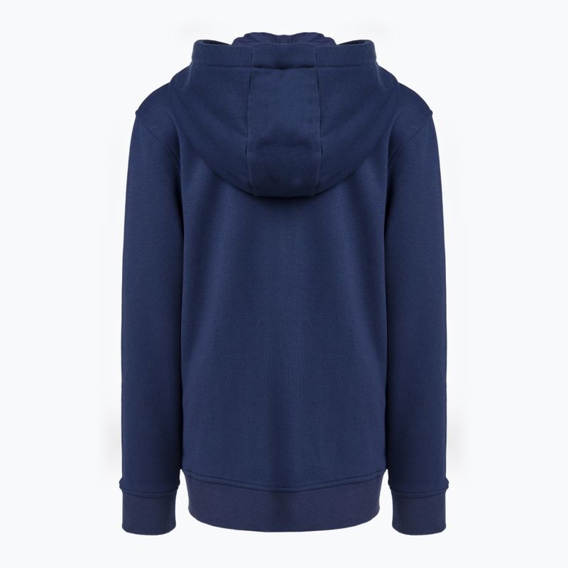 Pulover de fotbal pentru copii Capelli Basics Youth Zip Hoodie navy 2