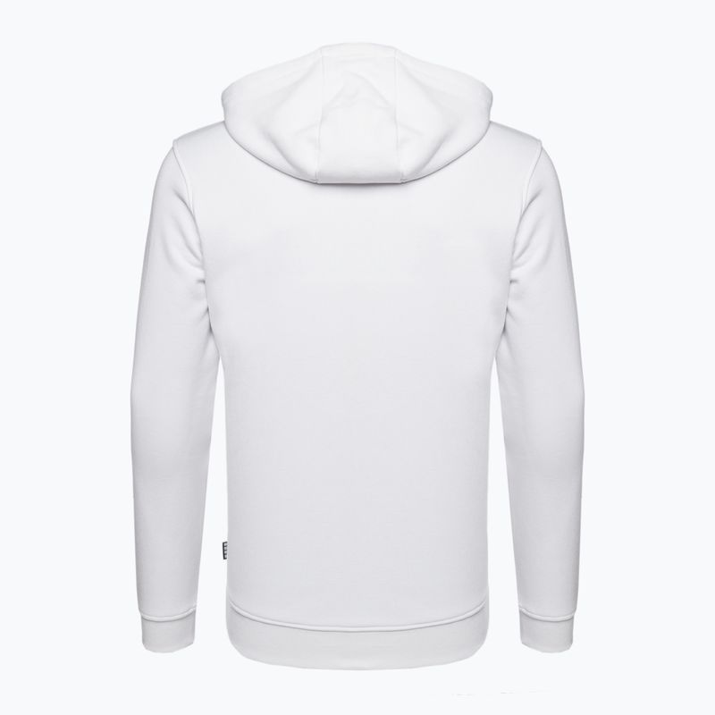 Capelli Basics pentru bărbați Capelli Basics Adult Zip Hoodie Fotbal Hoodie Sweatshirt alb 2