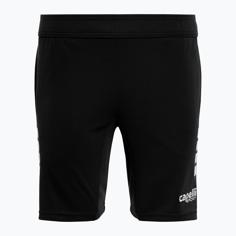 Pantaloni scurți de fotbal Capelli Uptown Youth Training negru/alb negru/alb