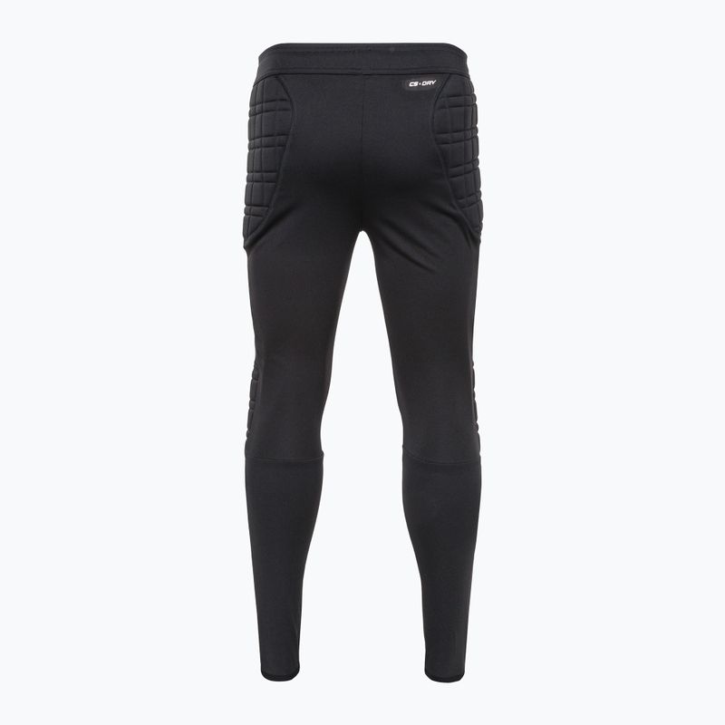 Pantaloni de portar pentru bărbați Capelli Basics I Adult Goalkeeper negru/alb pentru bărbați 3