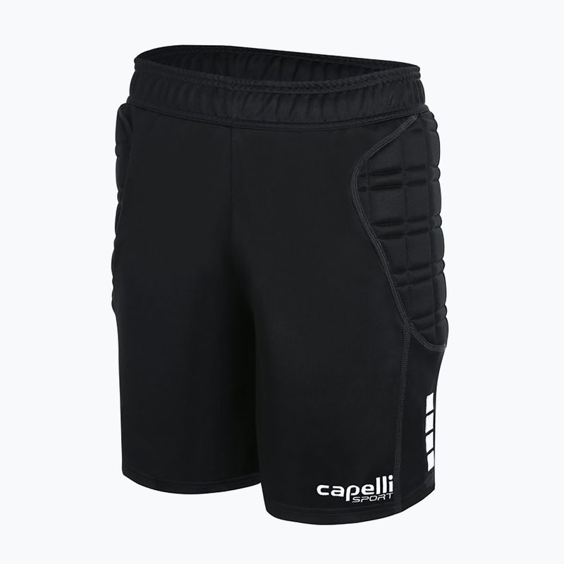 Capelli Basics I Tineret Pantaloni scurți de portar pentru tineret cu căptușeală alb/negru 5