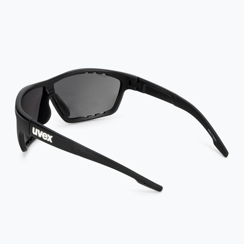 Ochelari de soare UVEX Sportstyle 706 CV negru mat/lipsa de soare argintie 53/2/018/2290 2