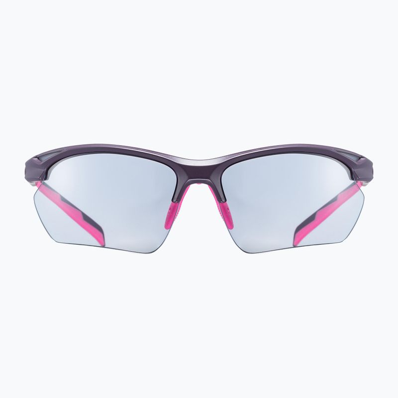Ochelari de soare UVEX Sportstyle 802 V Small purple pink matt/smoke 2