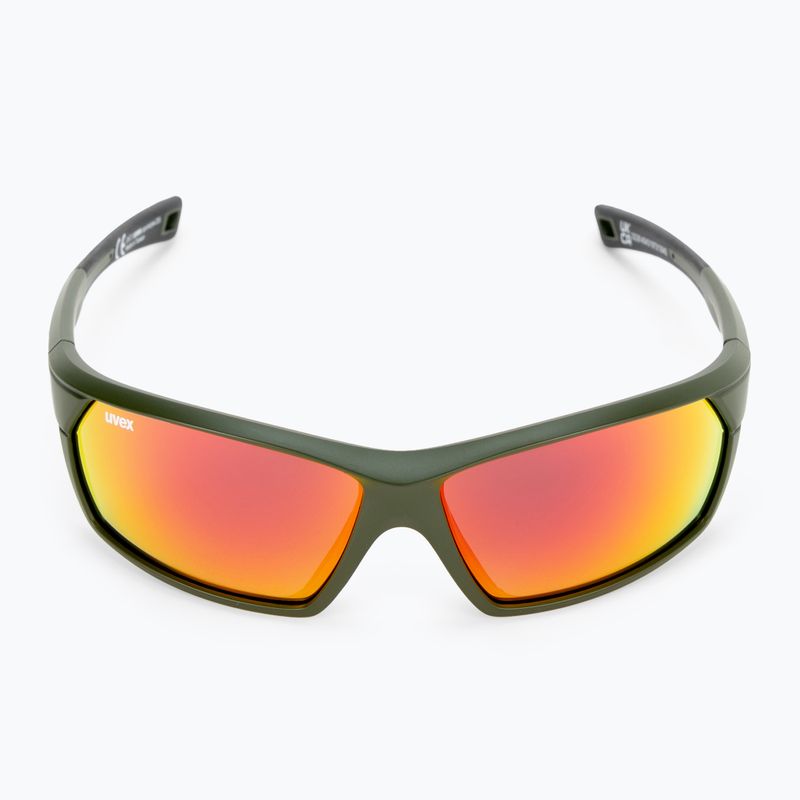 Ochelari de soare UVEX Sportstyle 225 verde măsliniu mat/argintiu oglindă 53/2/025/7716 3