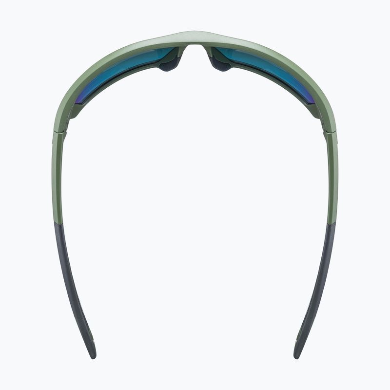 Ochelari de soare UVEX Sportstyle 225 verde măsliniu mat/argintiu oglindă 53/2/025/7716 8