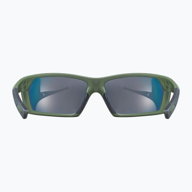 Ochelari de soare UVEX Sportstyle 225 verde măsliniu mat/argintiu oglindă 53/2/025/7716 9