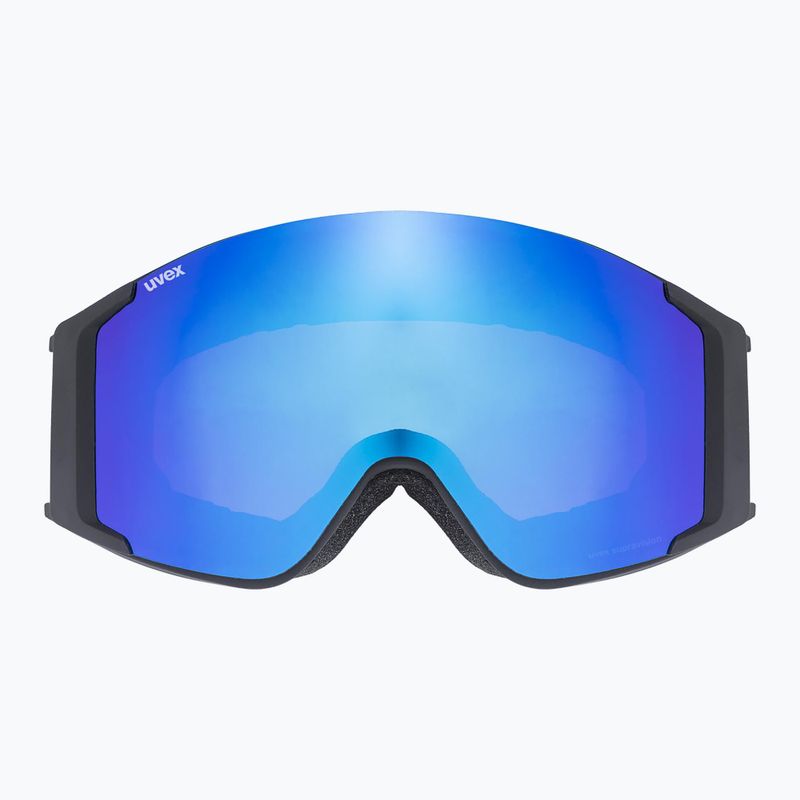 Ochelari de schi  UVEX G.gl 3000 TO black matt/mirror blue/lasergold lite/clear 6