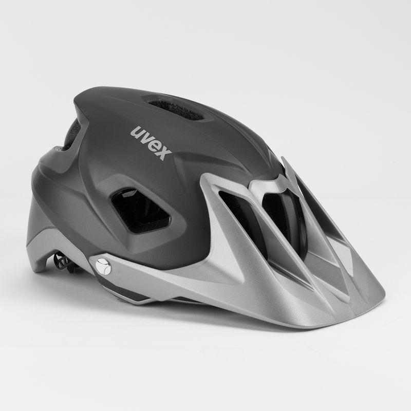Cască de bicicletă pentru bărbați UVEX Quatro Integrale, gri, 410970 08