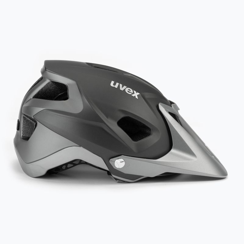 Cască de bicicletă pentru bărbați UVEX Quatro Integrale, gri, 410970 08 3