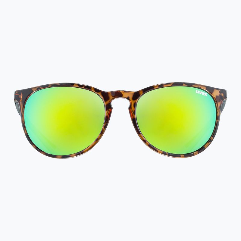 Ochelari de soare UVEX Lgl 43 havanna black/mirror green 2