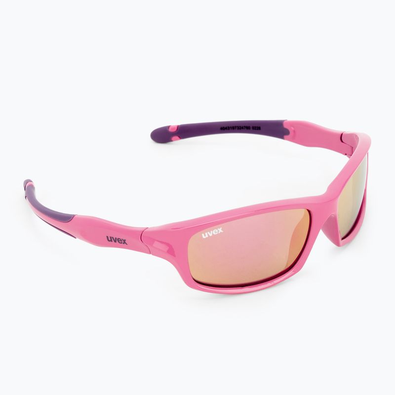 Ochelari de soare pentru copii UVEX Sportstyle 507 roz purpuriu/roz oglindă 53/3/866/6616