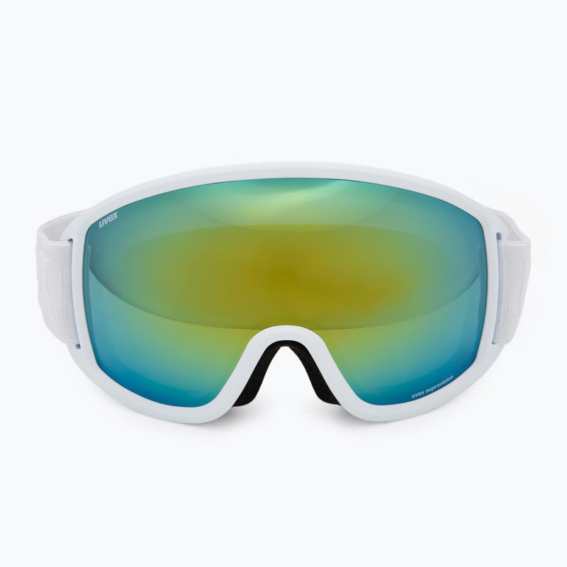 Ochelari de schi UVEX Topic white matt/mirror orange blue 2