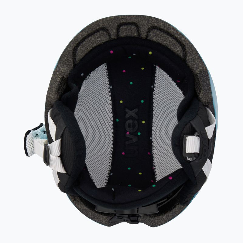 Cască de schi UVEX Heyya blue confetti 5