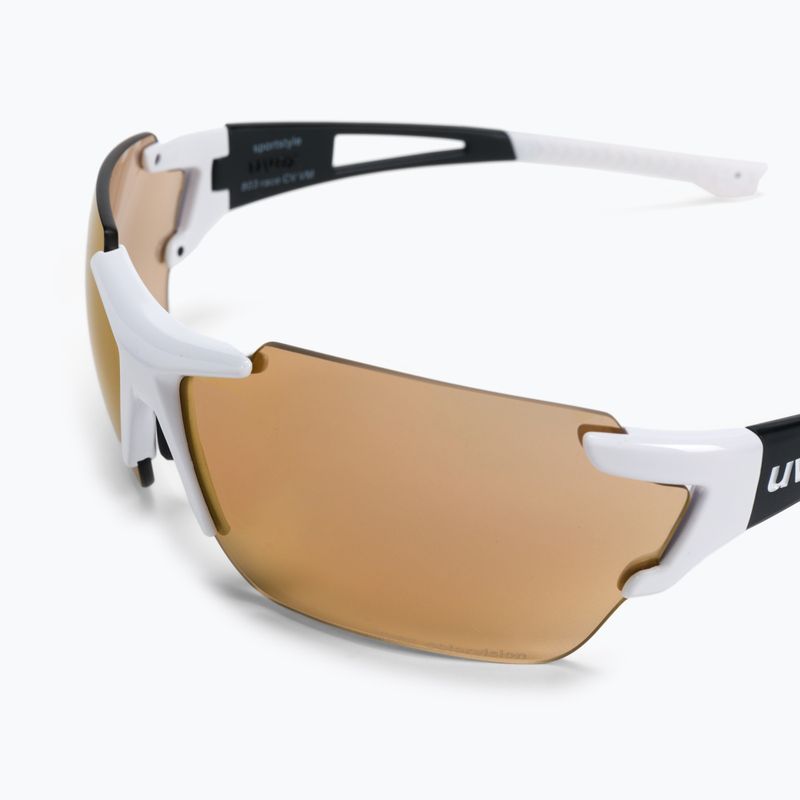 Ochelari de bicicletă UVEX Sportstyle 803 race CV V alb S5320418206 5