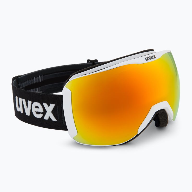 Ochelari de schi  UVEX Downhill 2100 CV Race white matt/mirror orange clear
