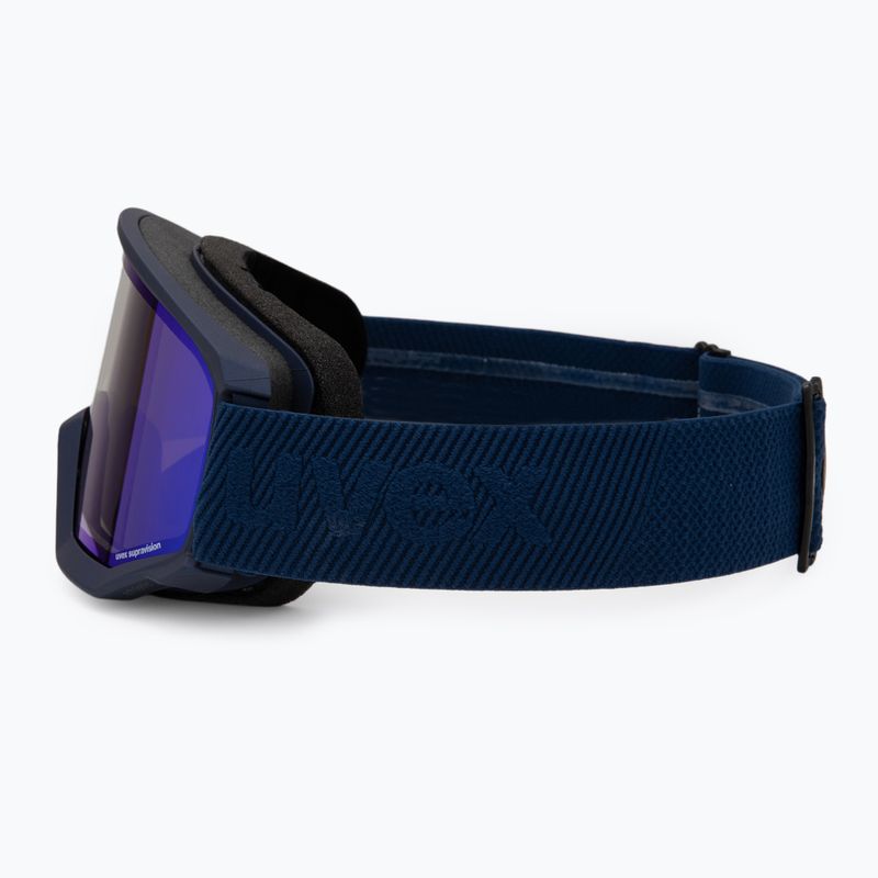 Ochelari de schi UVEX Athletic FM navy matt/mirror blue green 4