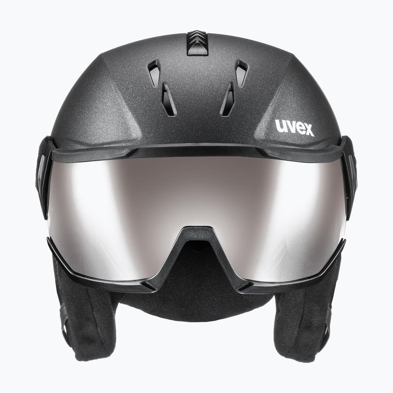Cască de schi UVEX Instinct Visor negru 56/6/261/2003 11