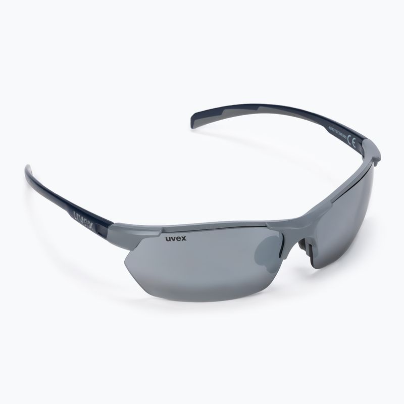 Ochelari de soare UVEX Sportstyle 114 gri/albastru S5309395416