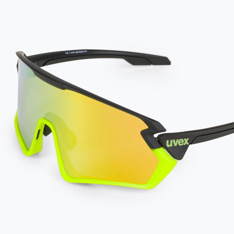 Ochelari de ciclism UVEX Sportstyle 231 negru/verde S5320652616 5