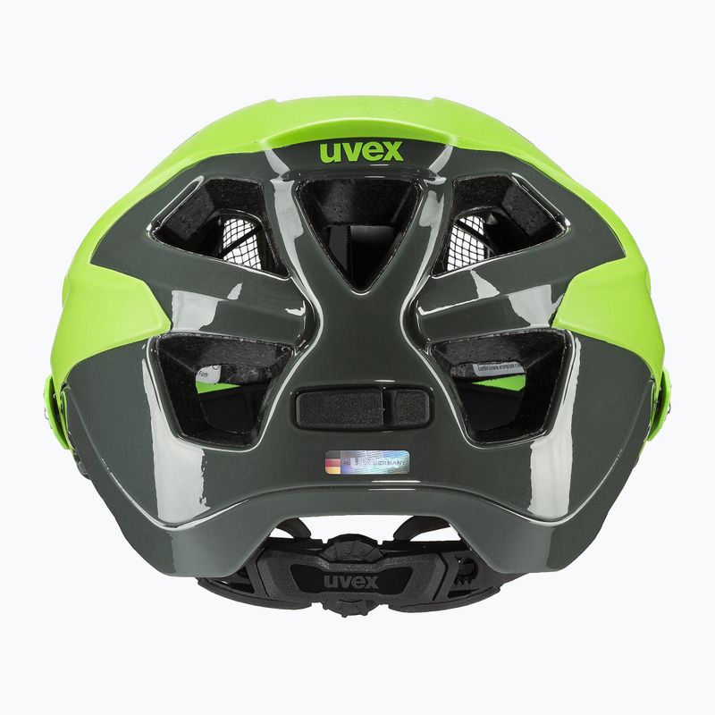 Cască de bicicletă UVEX Quatro Integrale lime/anthracite matt 3