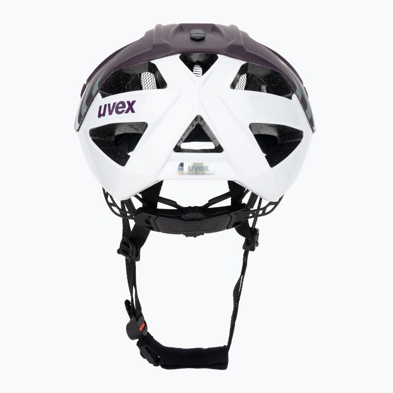 Cască de bicicletă UVEX Quatro CC plum/white matt 4