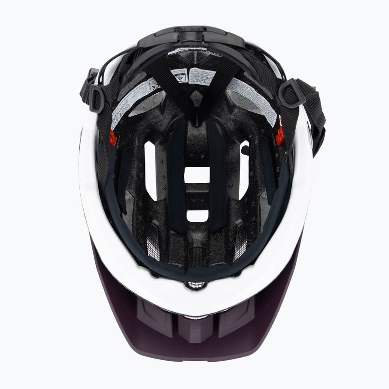 Cască de bicicletă UVEX Quatro CC plum/white matt 5