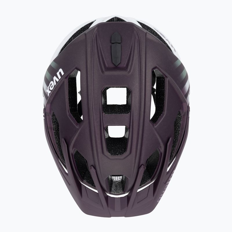 Cască de bicicletă UVEX Quatro CC plum/white matt 6