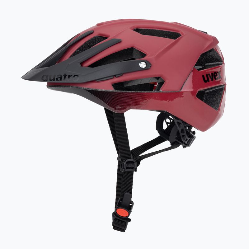 Cască de bicicletă UVEX Quatro CC red/black matt 3