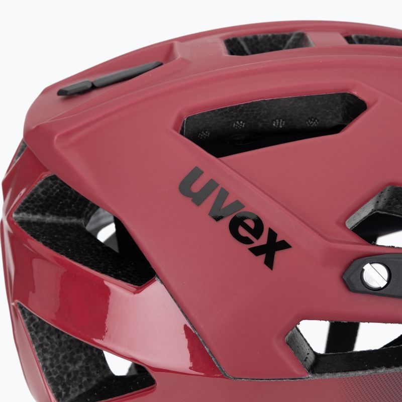 Cască de bicicletă UVEX Quatro CC red/black matt 7
