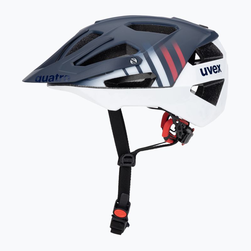 Cască de bicicletă UVEX Quatro CC deep space/white matt 3