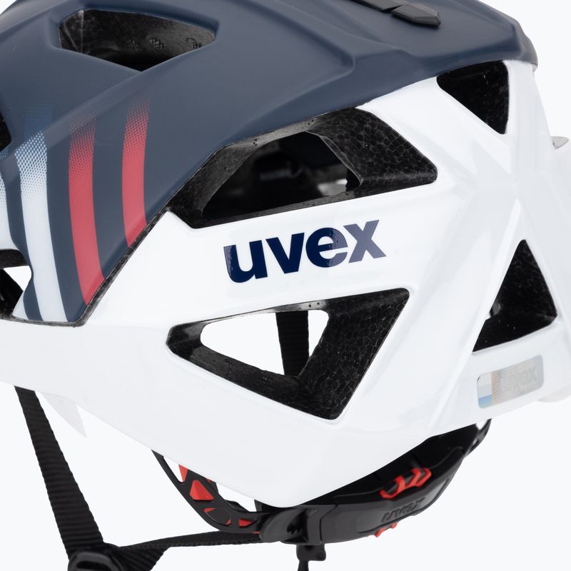 Cască de bicicletă UVEX Quatro CC deep space/white matt 7