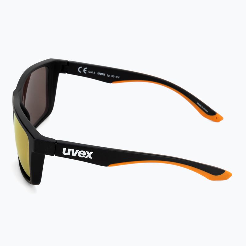 Ochelari de soare Uvex Lgl 50 CV negru mat/oglindă șampanie 53/3/008/2297 4