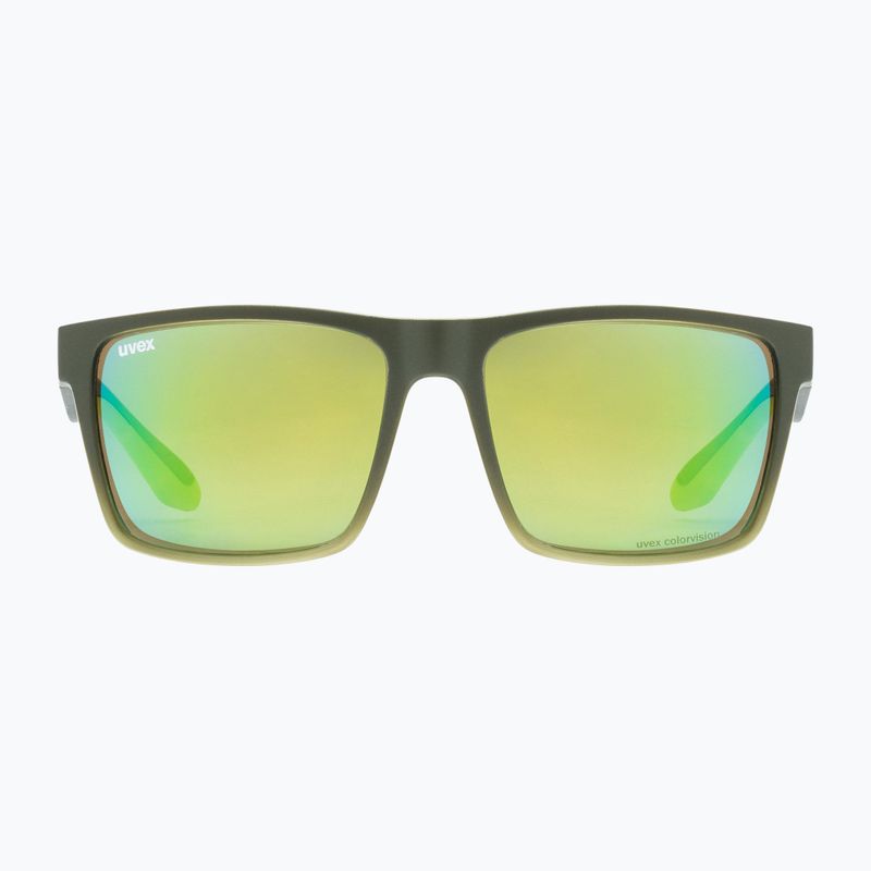 Ochelari de soare Uvex Lgl 50 CV olive mat/verde oglindă 53/3/008/7795 6