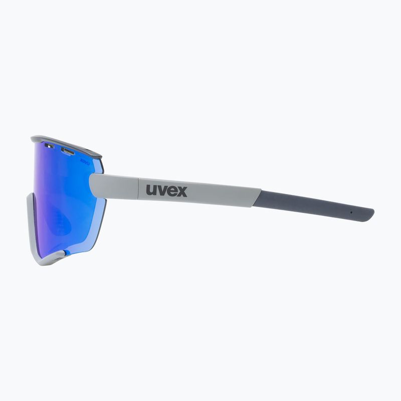 Ochelari de soare UVEX Sportstyle 236 Set rhino deep space mat/mirror blue/clear 4