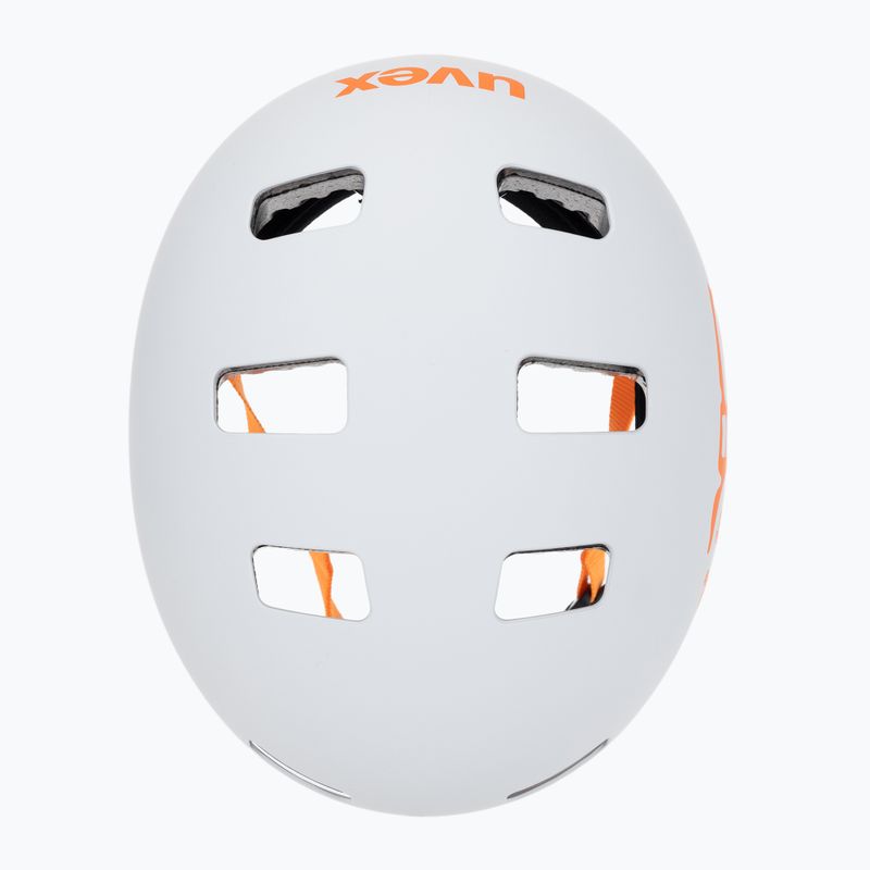 Cască pentru copii UVEX Kid 3 CC dirtbike light grey/orange 6