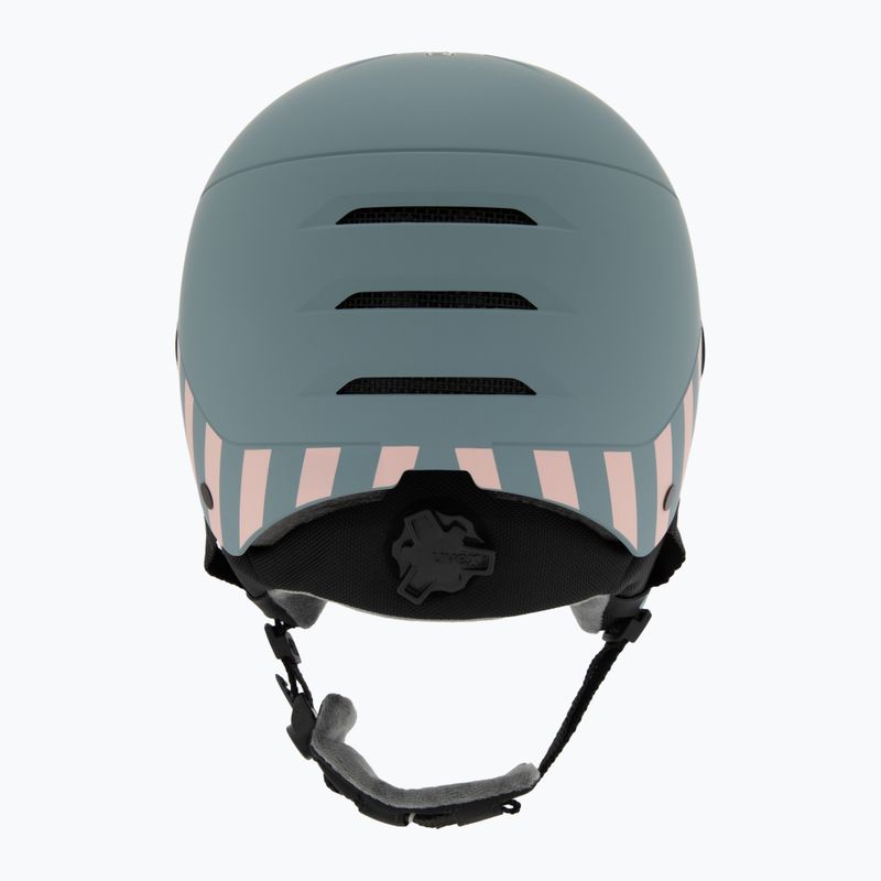 Cască de schi pentru copii  UVEX Rocket Visor Jr rhino/blush matt/mirror silver/lasergold lite 4