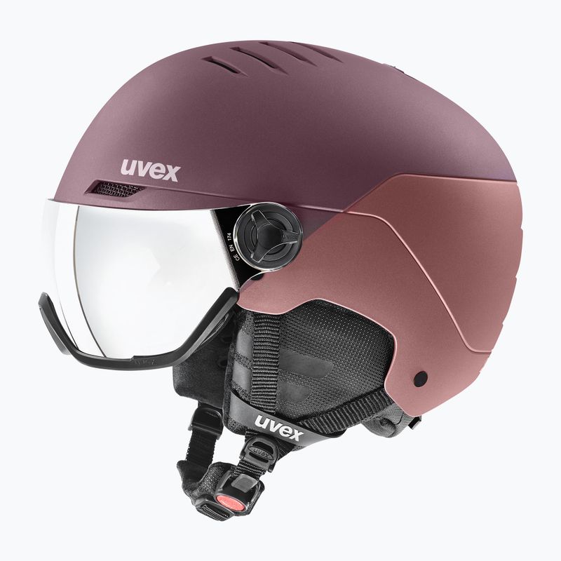 Cască de schi UVEX Wanted Visor violet 56/6/262/7005 6