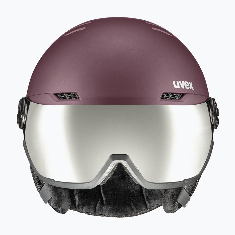 Cască de schi UVEX Wanted Visor violet 56/6/262/7005 7