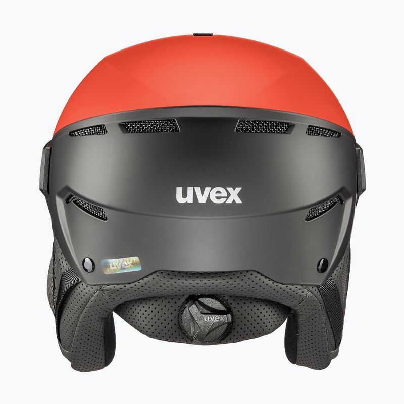 Cască de schi UVEX Instinct Visor negru/roșu 56/6/260/7005 12