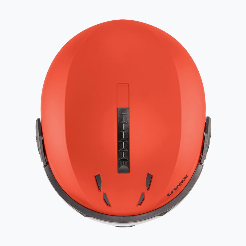 Cască de schi UVEX Instinct Visor negru/roșu 56/6/260/7005 13