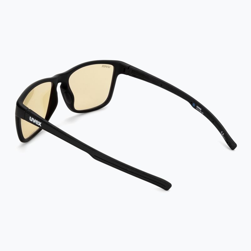 Ochelari de soare UVEX Retina Blue CV negru mat/galben 53/3/020/2201 2