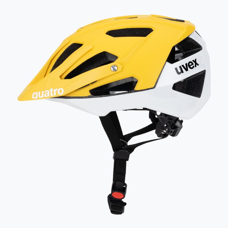 Cască de bicicletăUVEX Quatro CC sunbee/white matt 3