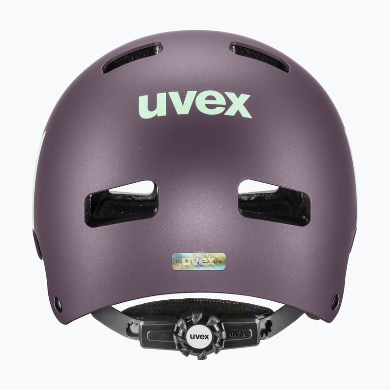 Cască de bicicletă pentru copii UVEX Kid 3 CC violet/verde 41/4/972/18/15 8