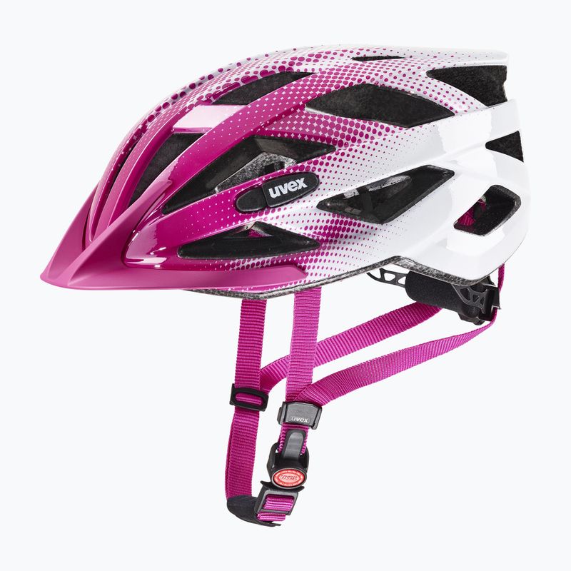 Cască de bicicletă UVEX Air Wing pink/white 2