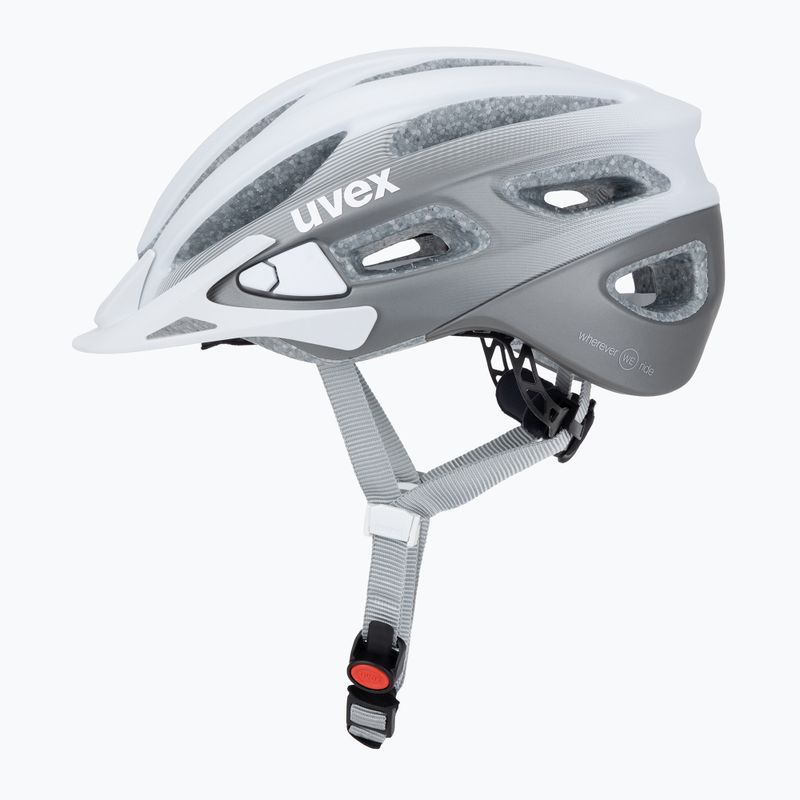 Cască de bicicletă UVEX True CC WE white/grey matt 3