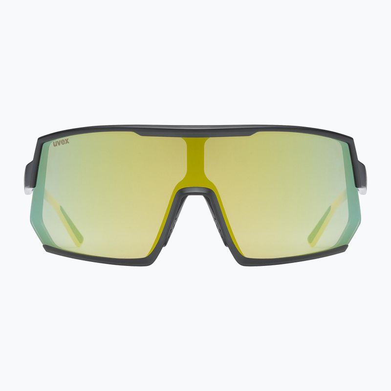 Ochelari de ciclism UVEX Sportstyle 235 sunbee negru mat/galben oglindă 53/3/003/2616 2