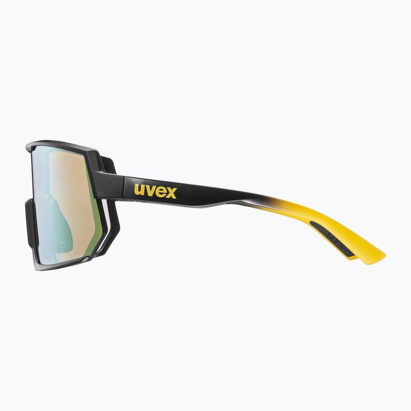 Ochelari de ciclism UVEX Sportstyle 235 sunbee negru mat/galben oglindă 53/3/003/2616 3