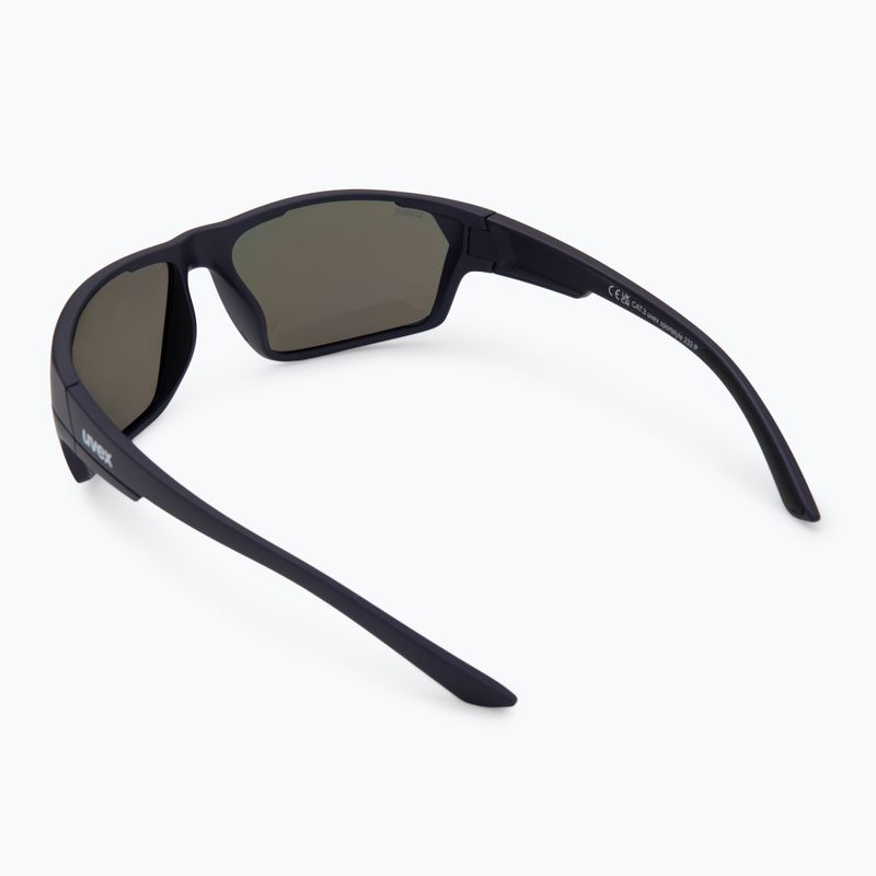 UVEX Sportstyle 233 P ochelari de protecție pentru ciclism, albastru mat/oglindă 53/2/097/4440 2